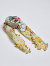 <コットンシルクストールポンポン120>ウィッカーボトル