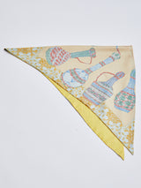 <三角スカーフラージ> ウィッカーボトル