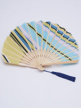<扇子> ストライプ