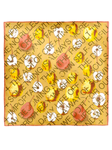 <シルクスカーフ88>アップルレター