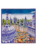 WOOL SILK CASHMERE STOLE 88 / KUIL