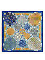 WOOL SILK CASHMERE STOLE 88 / COLLAGE