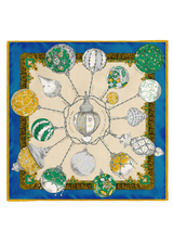 <ウールシルクカシミアストール88>プラネタ