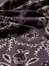 WOOL SILK CASHMERE STOLE 88 / KALEIDO BANDANA