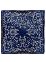 DOUBLE FACE SILK SCARF 65 / COLLAGE & BANDANA