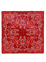 DOUBLE FACE SILK SCARF 88 / RUG & BANDANA