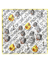 <シルクスカーフ88>アップルレター