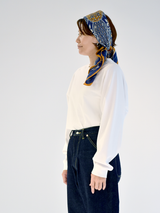 WOOL SILK CASHMERE STOLE 88 / COLLAGE