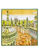 WOOL SILK CASHMERE STOLE 88 / KUIL