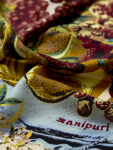 <ウールシルクカシミアストール88>ビーガン