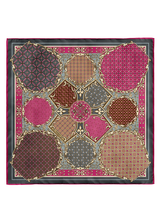 WOOL SILK CASHMERE STOLE 88 / COLLAGE