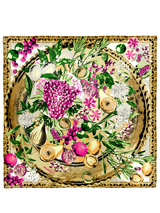 DOUBLE FACE SILK SCARF 88 / VEGAN & BANDANA