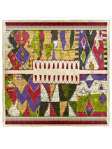 DOUBLE FACE SILK SCARF 88 / RUG & BANDANA