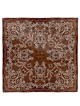 DOUBLE FACE SILK SCARF 65 / COLLAGE & BANDANA