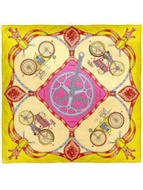 <シルクスカーフ65> 自転車