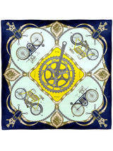 <シルクスカーフ88>自転車