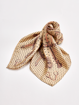 <シルクスカーフ88> ドットビット