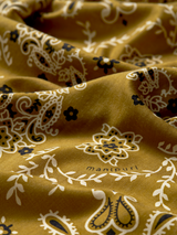 WOOL SILK CASHMERE STOLE 88 / KALEIDO BANDANA