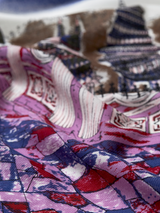 WOOL SILK CASHMERE STOLE 88 / KUIL