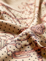 <シルクスカーフ88> ドットビット