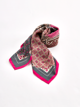 WOOL SILK CASHMERE STOLE 88 / COLLAGE