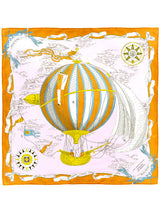 <シルクスカーフ65>バルーントリップ