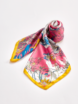 <シルクスカーフ88> ブルーメンガーデン