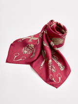 <シルクスカーフ88> ドットビット