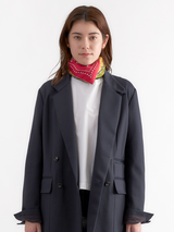 DOUBLE FACE SILK SCARF 88 / RUG & BANDANA