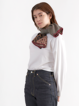 WOOL SILK CASHMERE STOLE 88 / MATERIAL