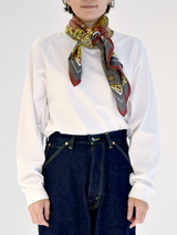 WOOL SILK CASHMERE STOLE 88 / COLLAGE