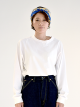 <シルクスカーフ88> ジオメトリックプレイド