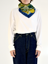 <ウールシルクカシミアストール88>ビーガン