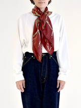 <シルクスカーフ88> ドットビット