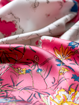 <シルクスカーフ65>ブルーメンガーデン