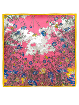 <シルクスカーフ65>ブルーメンガーデン