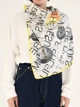 <シルクスカーフ88>アップルレター