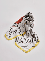 <シルクスカーフ88>アップルレター