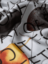 <シルクスカーフ88>アップルレター