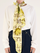 <シルクスカーフ88>アップルレター