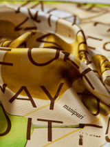 <シルクスカーフ88>アップルレター