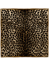 <シルクスカーフ65>レオパードベグ