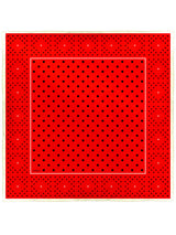 <シルクスカーフ65> ジオメドット