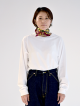 SILK SCARF 65 / GEOMETRIC PLAID