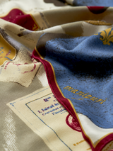 <ウールシルクカシミアストール88>デスク