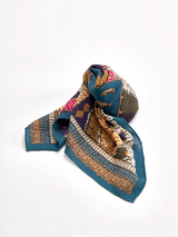 WOOL SILK CASHMERE STOLE 88 / RUG