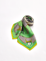 WOOL SILK CASHMERE STOLE 88 / SNOWGLOBE