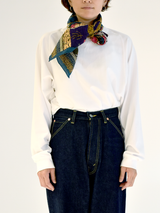 WOOL SILK CASHMERE STOLE 88 / RUG