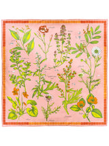 <シルクスカーフ88> アンティークフラワー