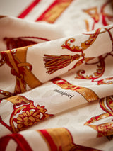 SILK SCARF 65 / JACQUARD WOVEN CLASSIC BELT